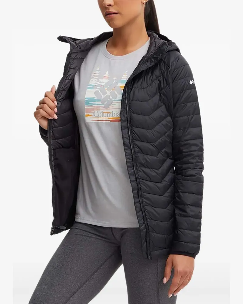 Columbia Sportswear Company Gesteppte Kapuzenjacke - Schwarz Schwarz