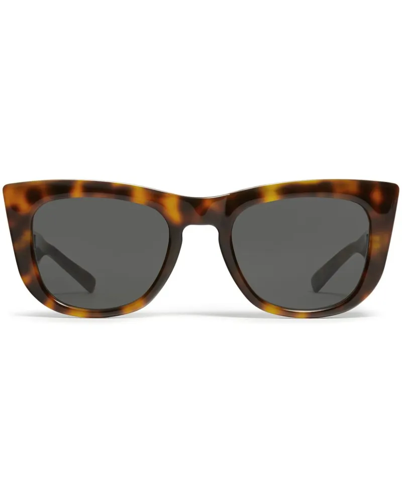 Maison Margiela x Gentle Monster Sonnenbrille mit ovalem Gestell - Braun Braun