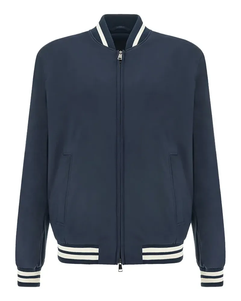 Paul & Shark Typhoon zip fastening bomber jacket - Blau Blau