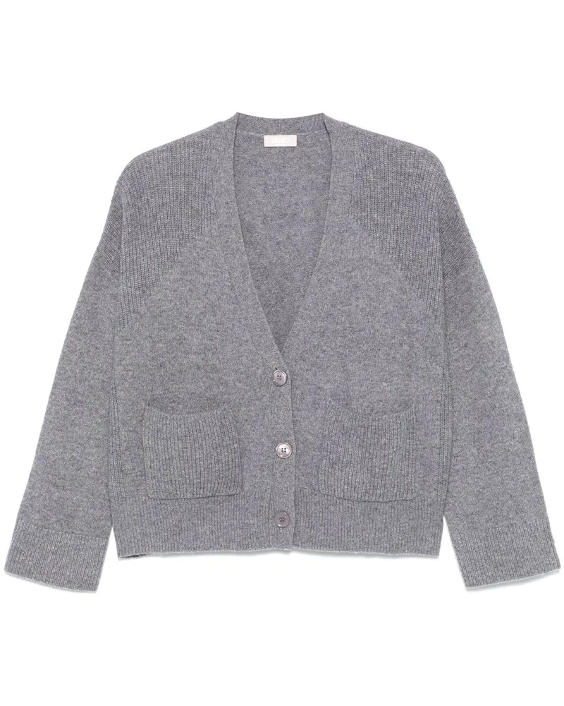Liu Jo Cardigan aus Wolle - Grau Grau