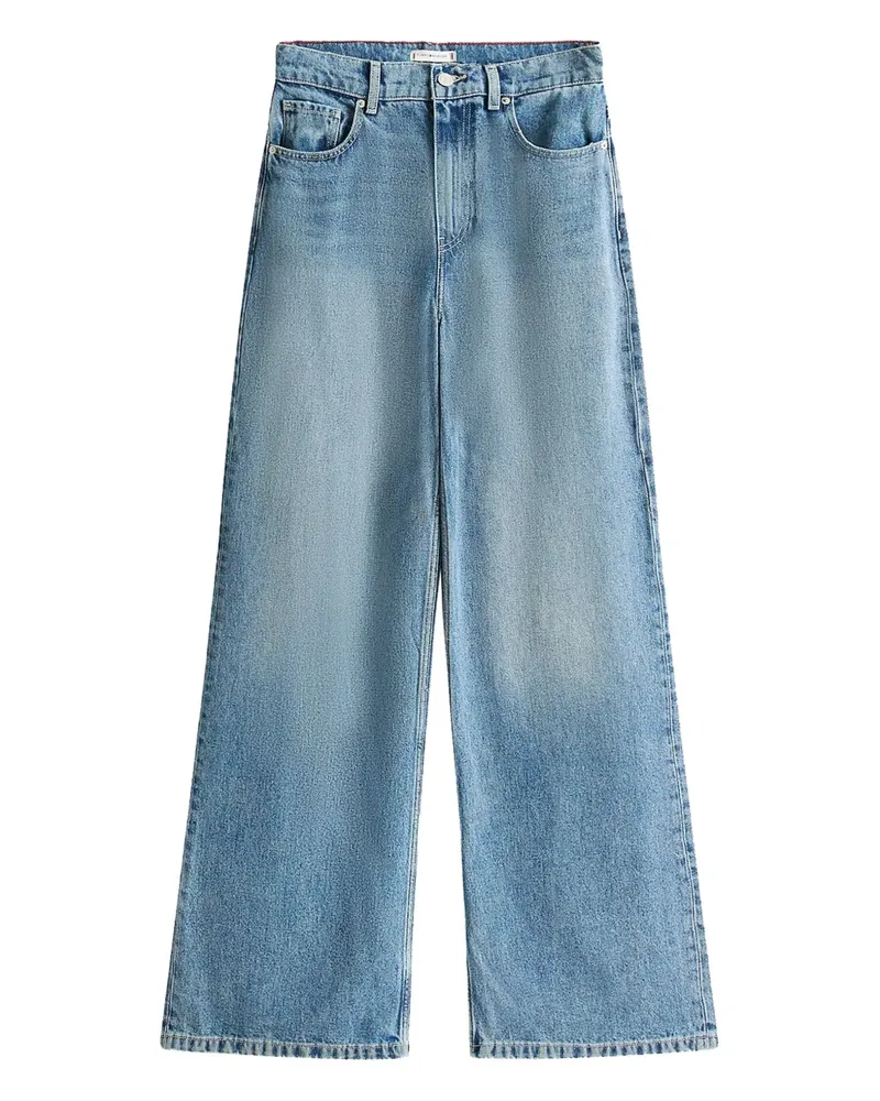 Tommy Hilfiger Jeans mit weitem Bein - Blau Blau