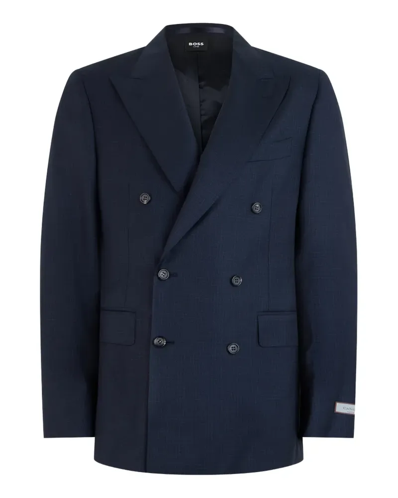 HUGO BOSS Doppelreihiges Sakko mit steigendem Revers - Blau Blau