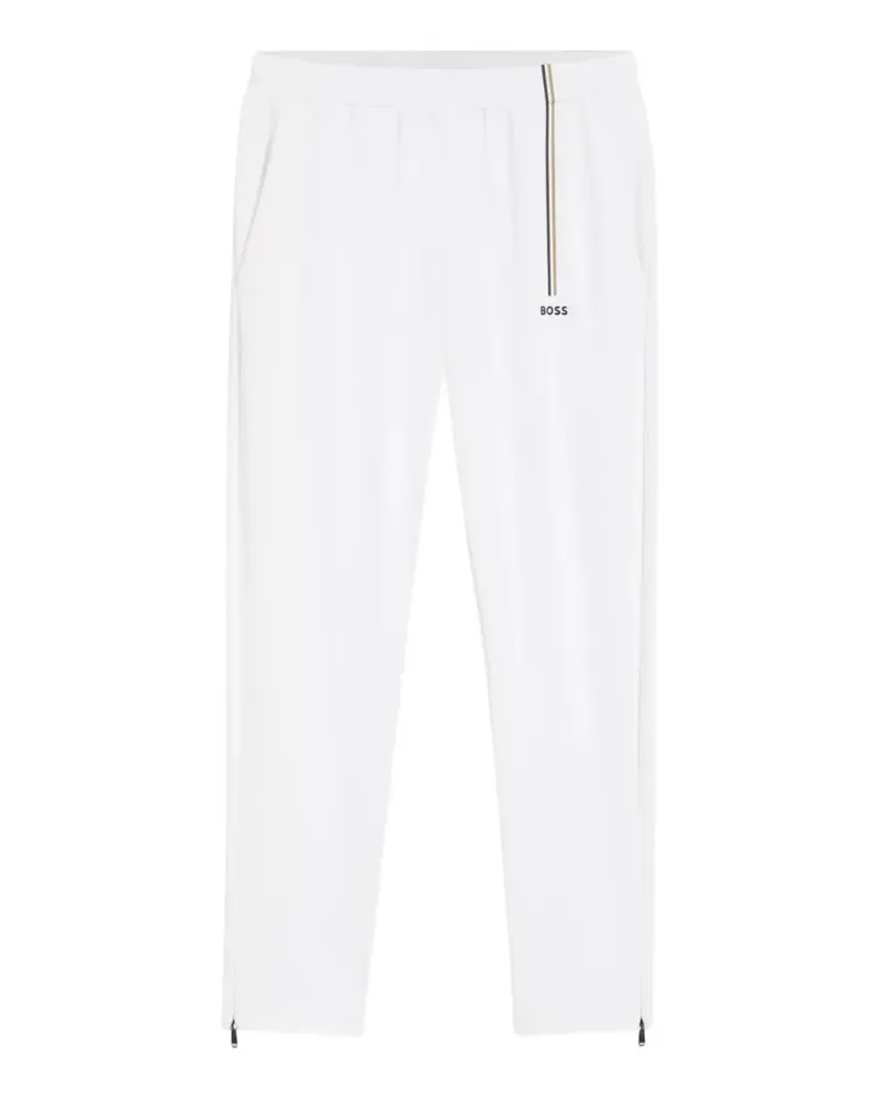 HUGO BOSS Jogginghose mit Logo-Print - Weiß Weiß