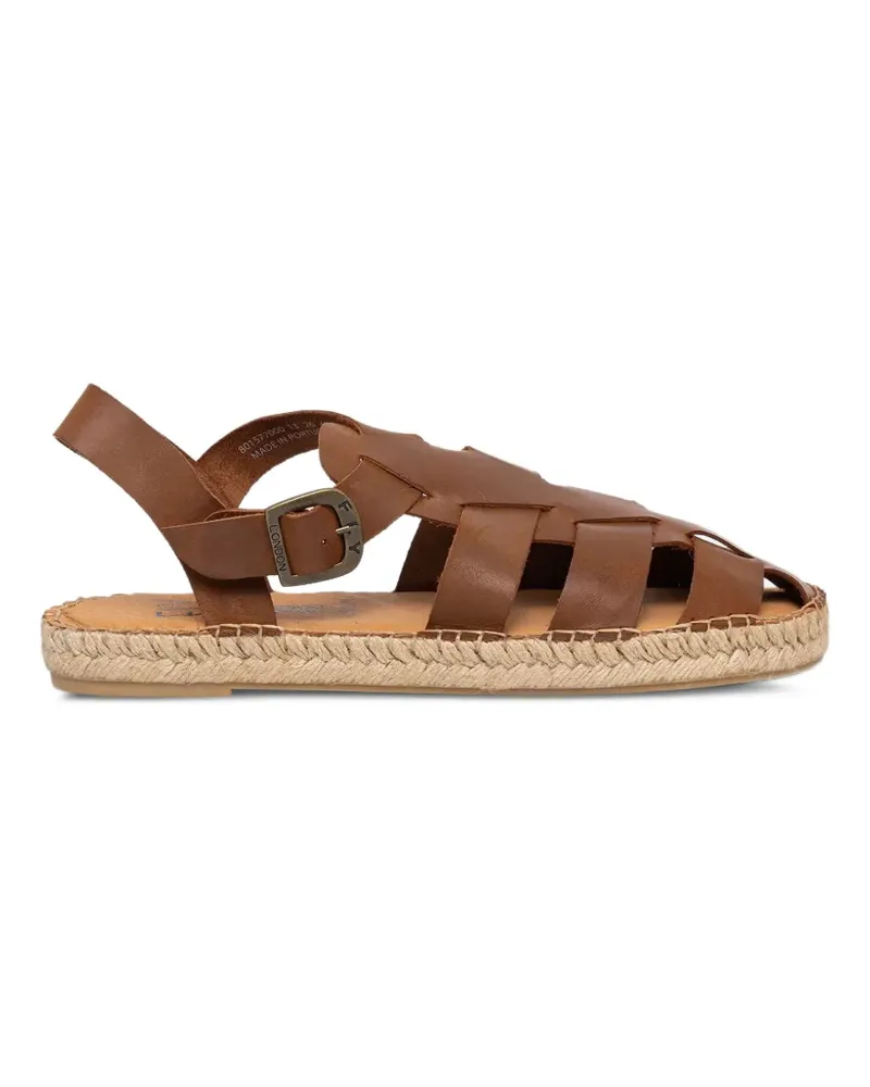 Fly London cage-strap espadrilles - Braun Braun
