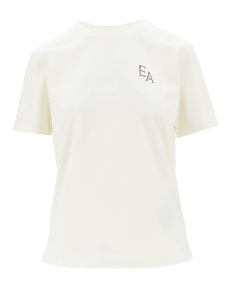 Emporio Armani T-Shirt mit Logo-Detail - Nude Nude