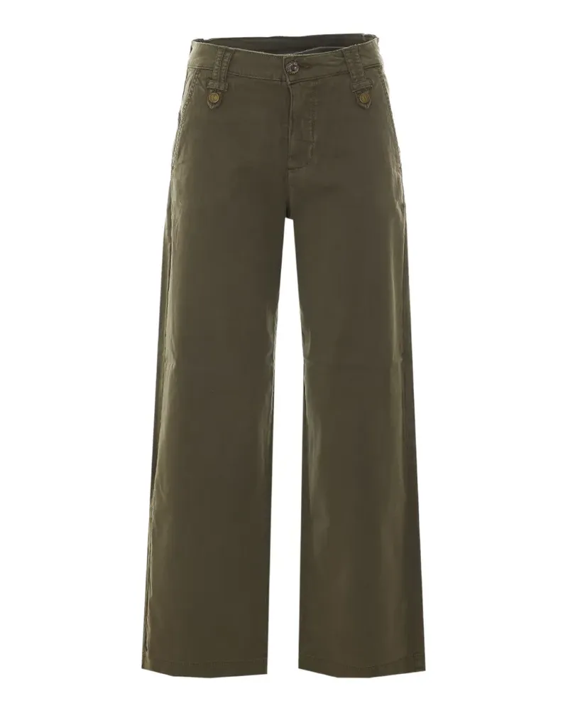 Liu Jo cropped flare trousers - Grün Grün