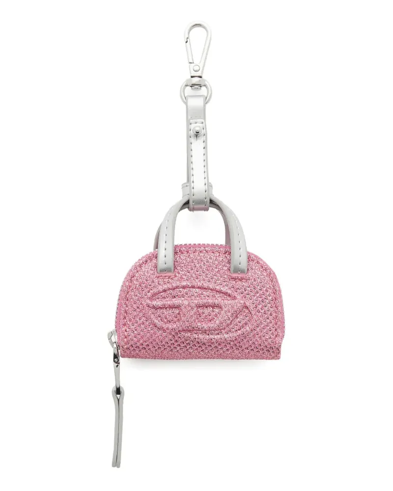 Diesel 1DR Dome Taschenanhänger - Rosa Rosa