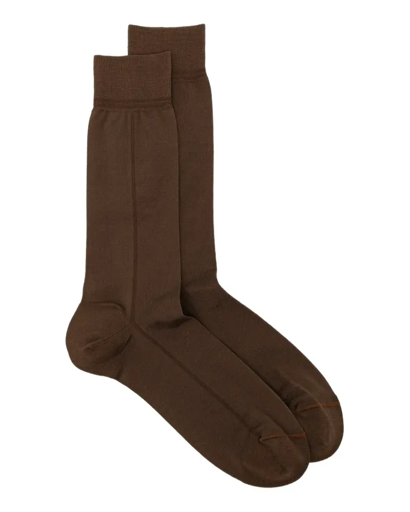 Ermenegildo Zegna Baguette socks - Braun Braun