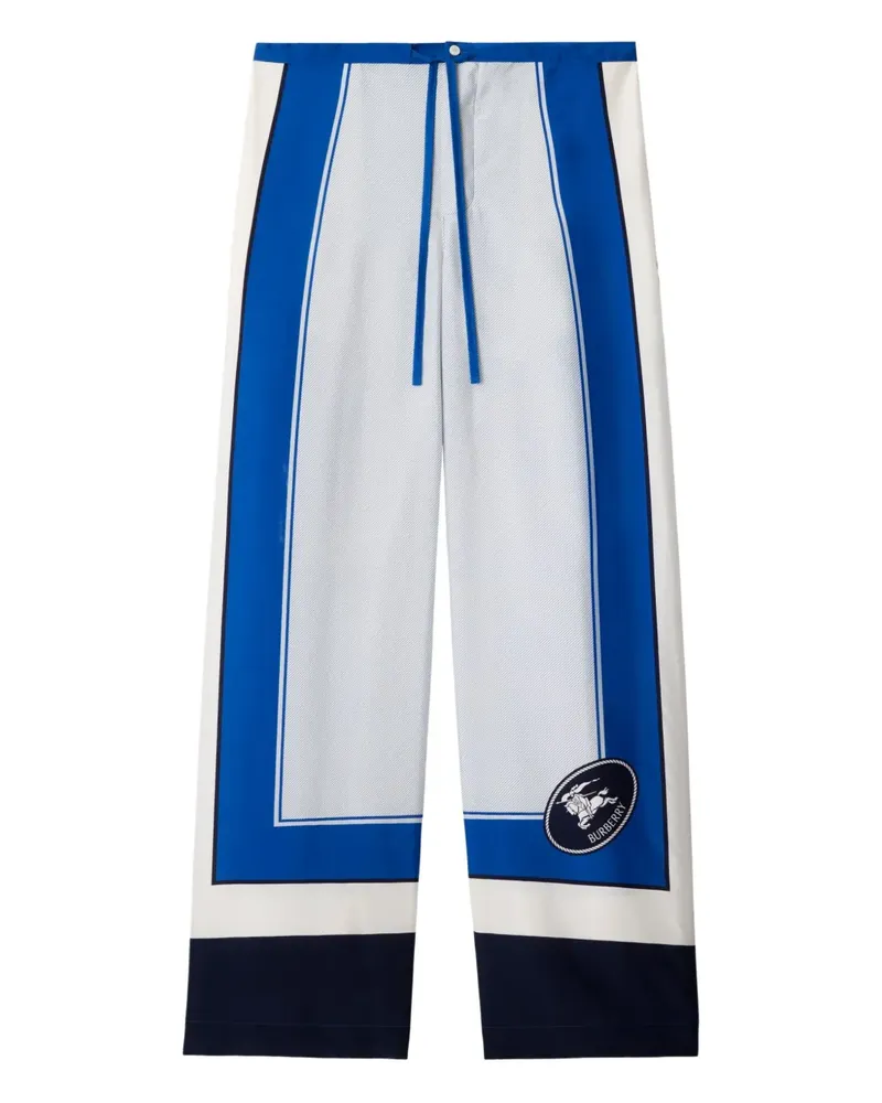 Burberry Knight Stamp Hose - Blau Blau
