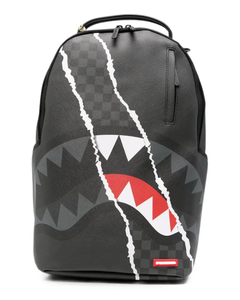 Sprayground Shark Slash Savage backpack - Schwarz Schwarz