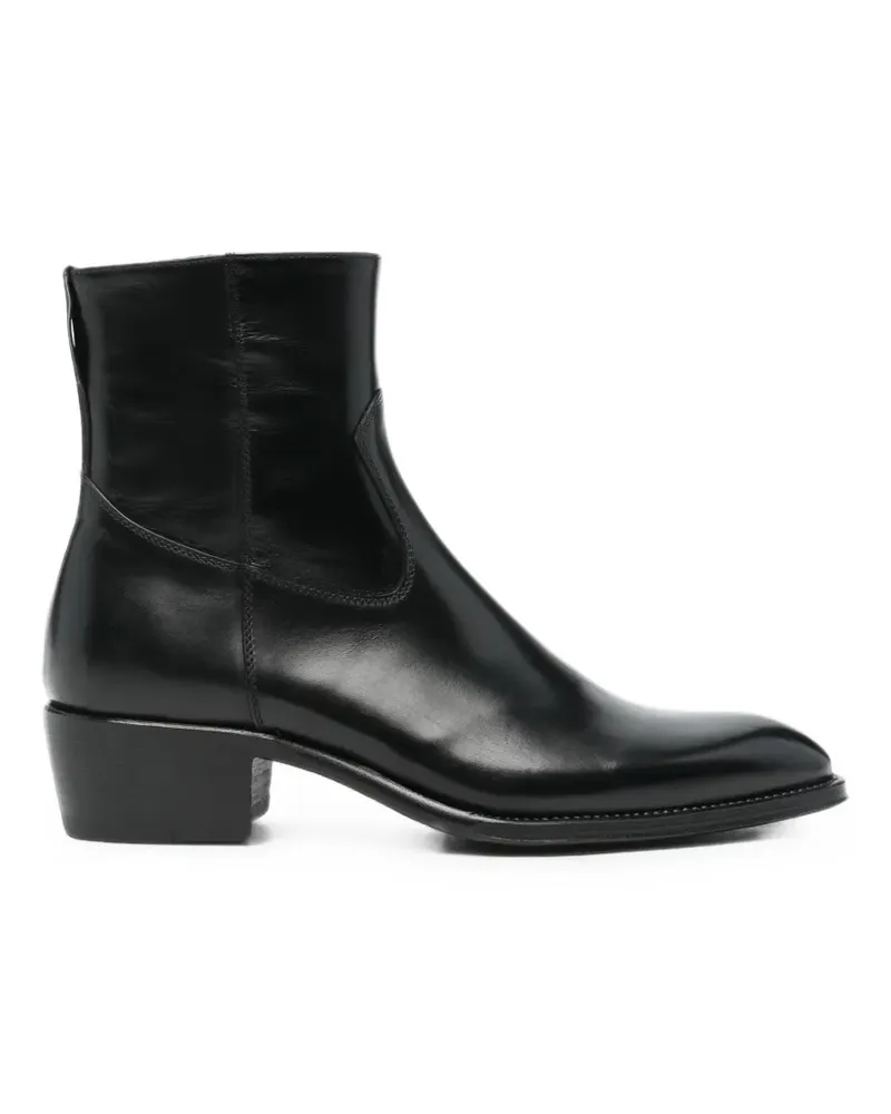 CENERE GB Kurt Stiefel mit spitzer Kappe - Schwarz Schwarz
