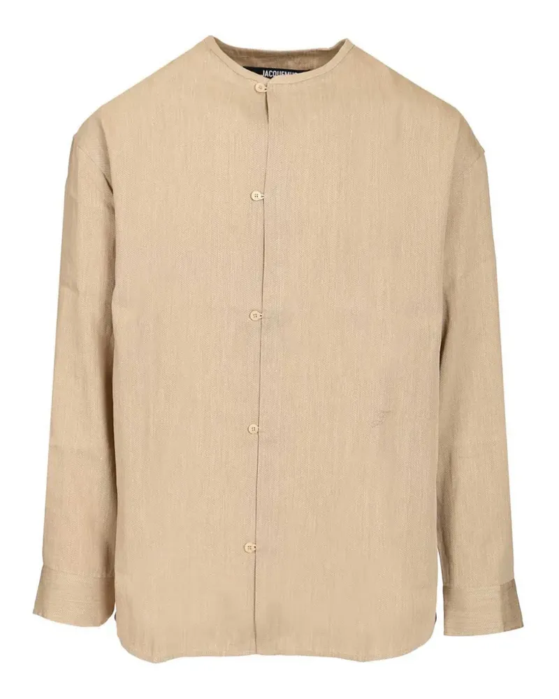 Jacquemus Pastro Hemd mit Knöpfen - Nude Nude