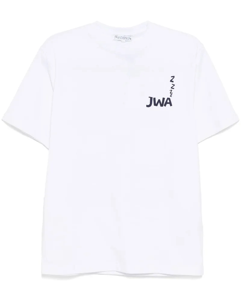 J.W.Anderson T-Shirt mit JWA-Print - Weiß Weiß