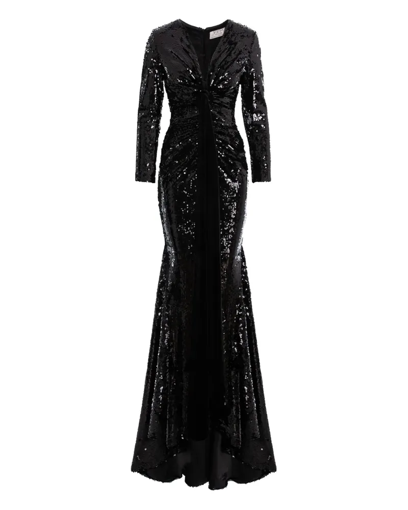 V:PM ATELIER Athena Maxikleid - Schwarz Schwarz
