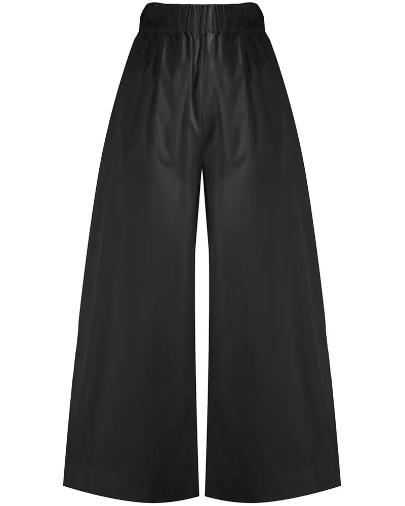 Woolrich Weite Taillenhose - Schwarz Schwarz