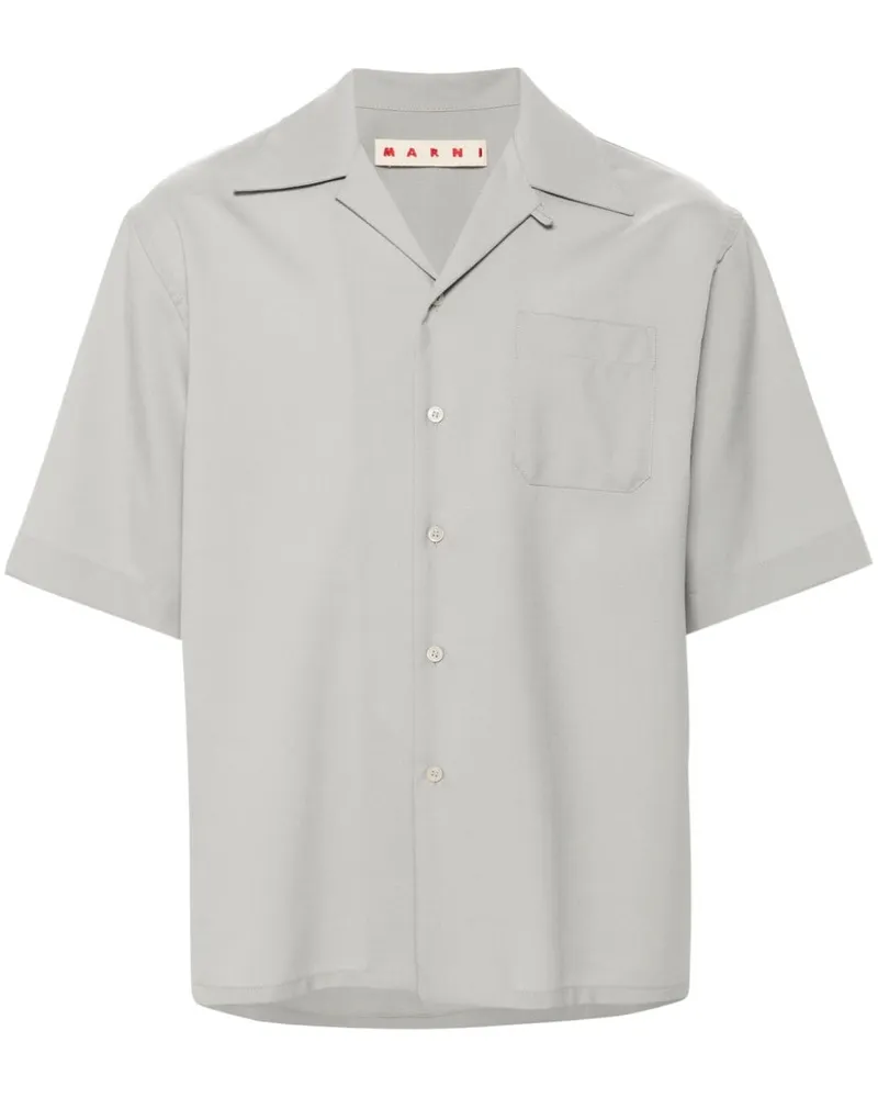 Marni Hemd mit Reverskragen - Grau Grau