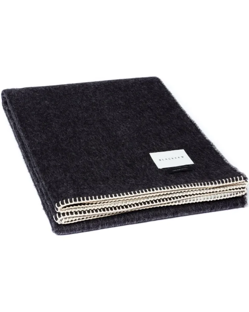 BLACKSAW Wendbare Voodoo Decke - Schwarz Schwarz