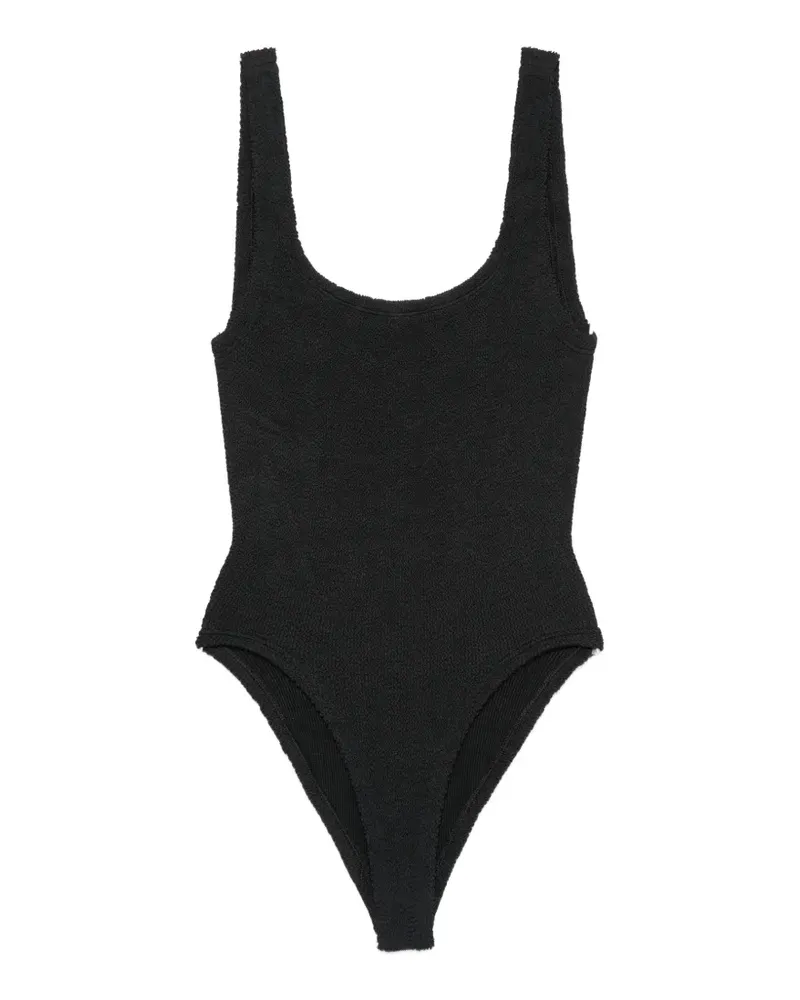 Hunza G square-neck swimsuit - Schwarz Schwarz