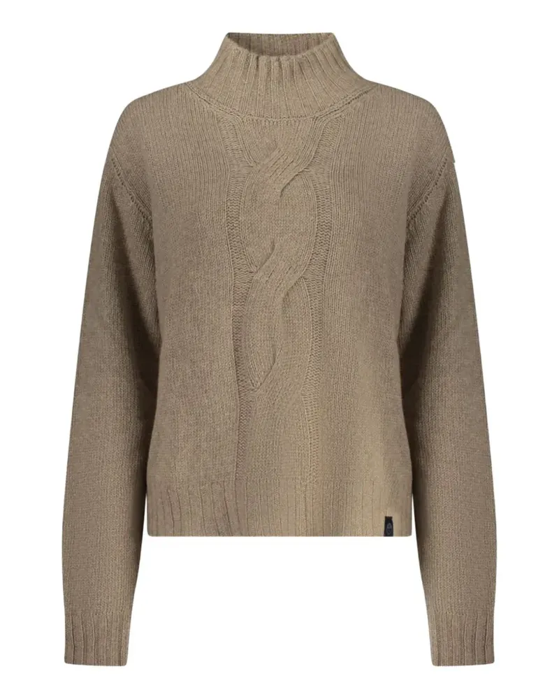 North Sails cable-knit high-neck sweater - Nude Nude