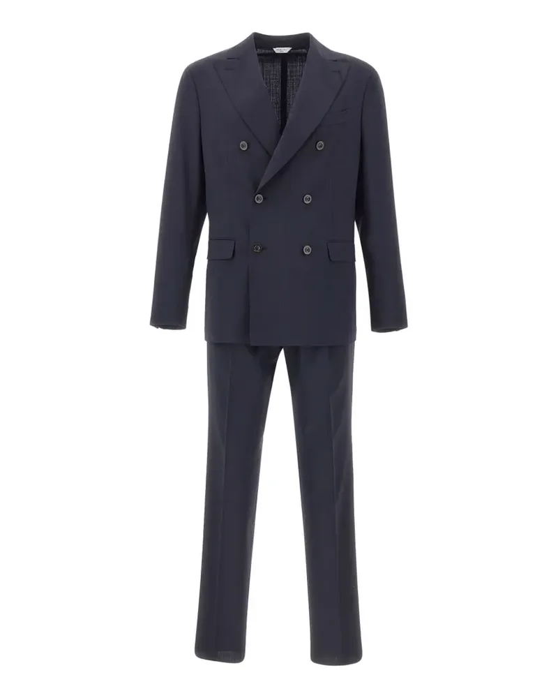 Boglioli double-breasted peak-lapels suit - Blau Blau