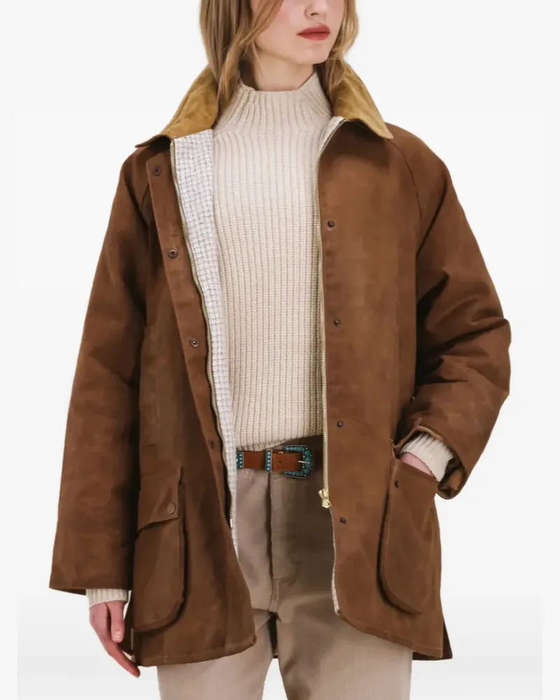 Fortela Floriane Jacke mit aufgesetzten Taschen - Braun Braun