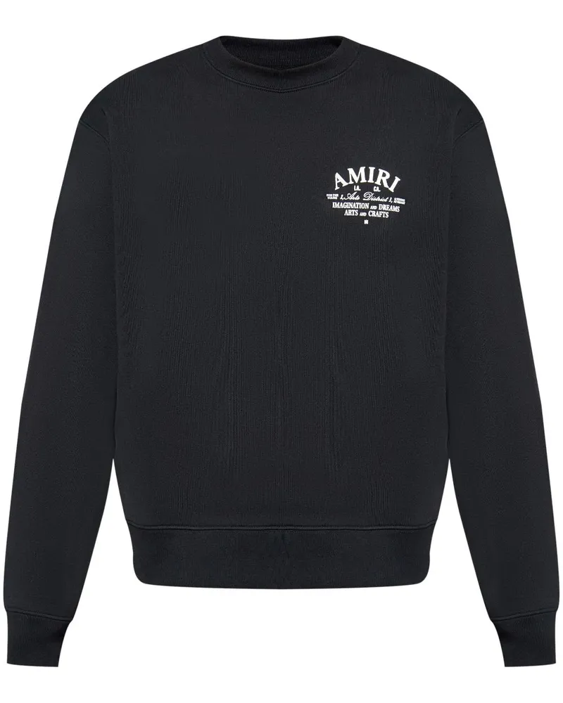 Amiri Sweatshirt mit Logo-Print - Schwarz Schwarz