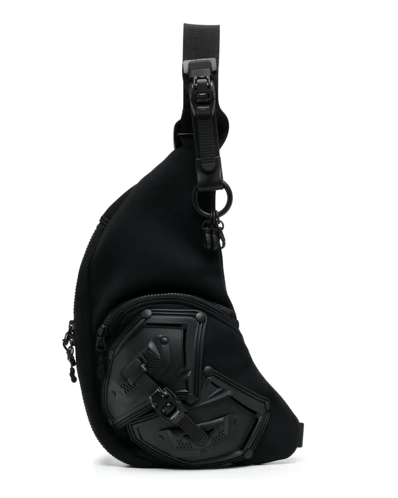 Junya Watanabe Kuriertasche mit Applikation - Schwarz Schwarz