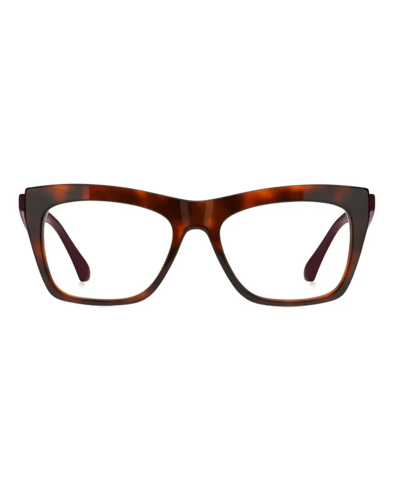 Etro Brille mit geometrischem Gestell - Rot Rot