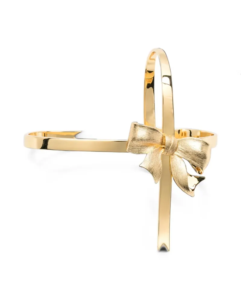 SHUSHU/TONG x YVMIN bow-detail hand accessory - Gold Gold