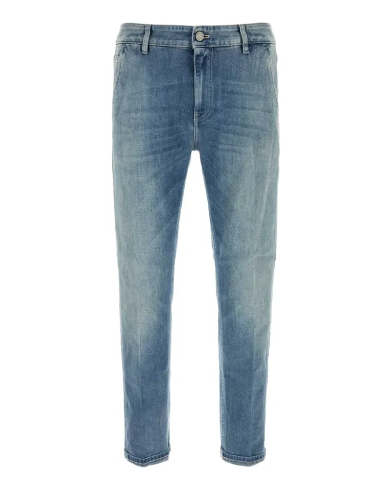 PT TORINO logo-detail jeans - Blau Blau