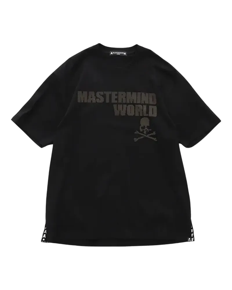 Mastermind World T-Shirt mit Totenkopf-Print - Schwarz Schwarz
