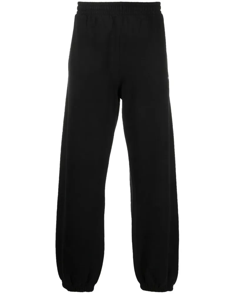 OFF-WHITE Jogginghose mit diagonalen Streifen - Schwarz Schwarz