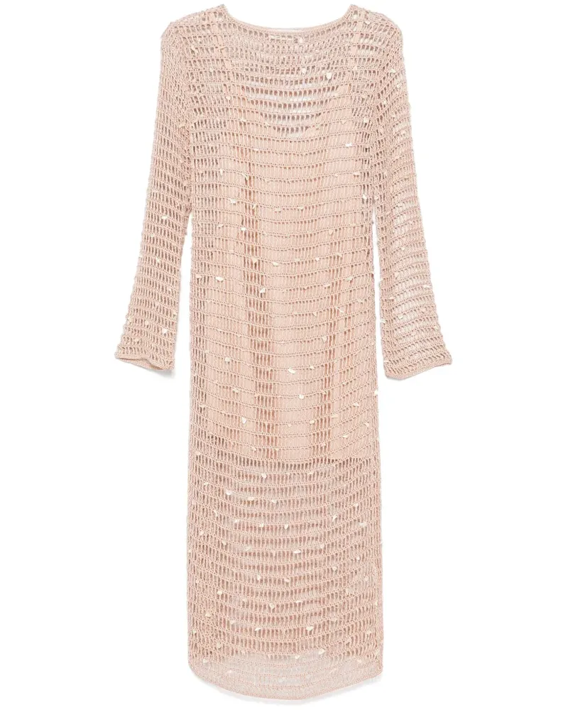 Zimmermann Wylie Midikleid - Nude Nude
