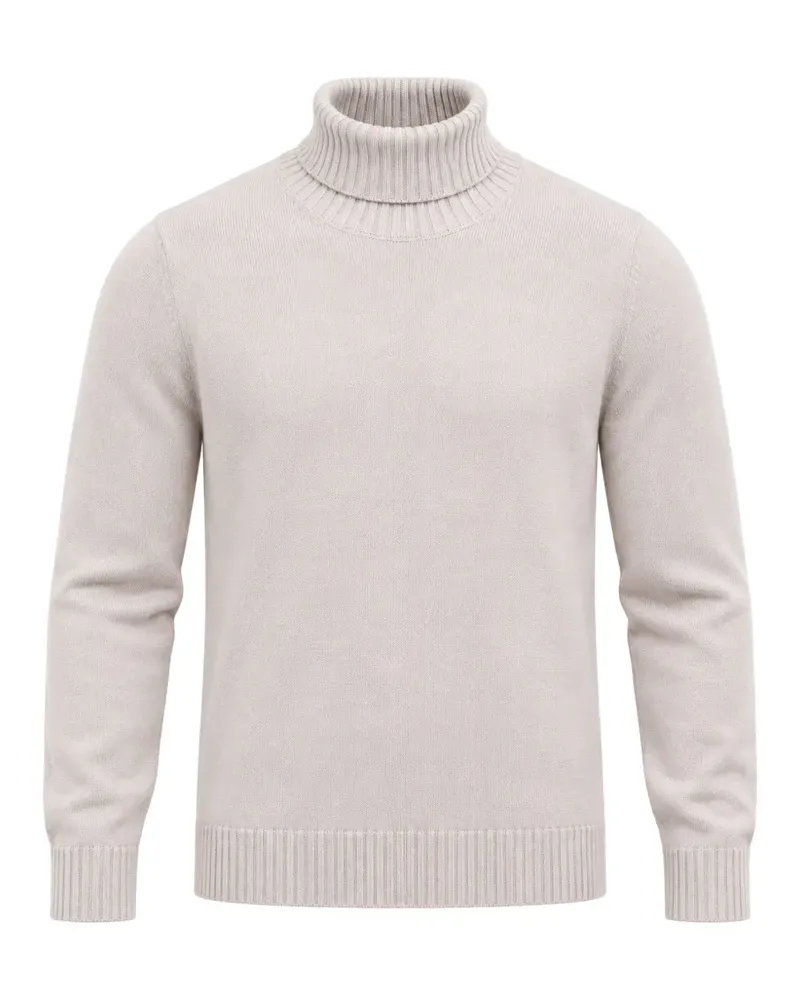 Drumohr  roll-neck cashmere sweater - Grau Grau