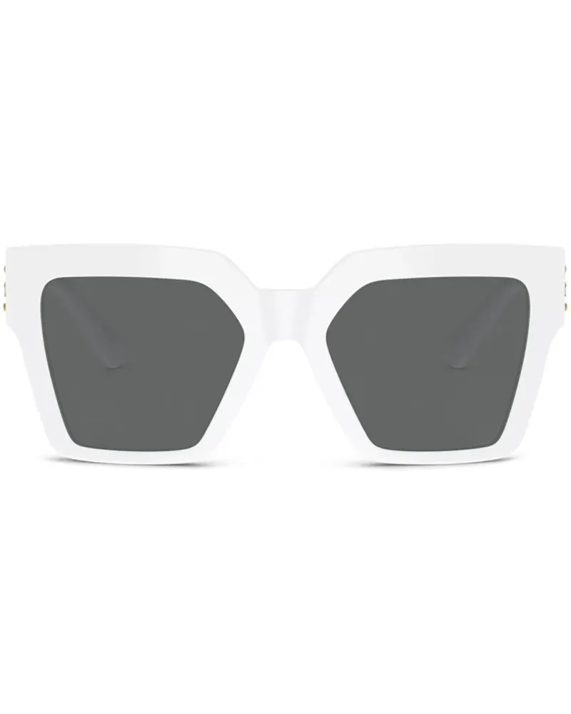 Versace Sonnenbrille mit Medusa - Weiß Weiß
