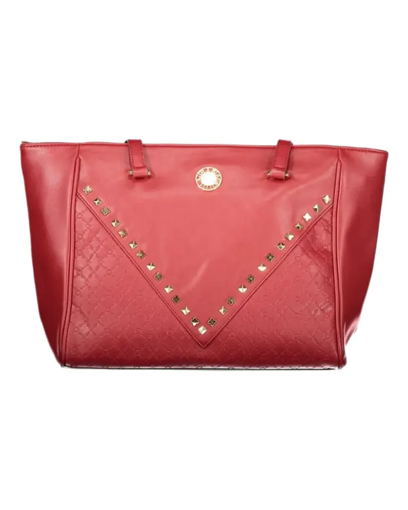 Laura Biagiotti Schultertasche mit Logo-Monogramm - Rot Rot