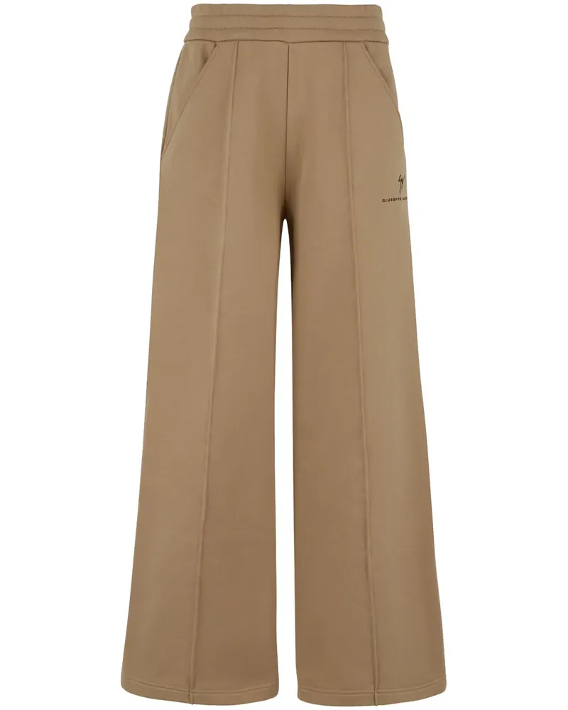 Giuseppe Zanotti Hose mit weitem Bein - Braun Braun