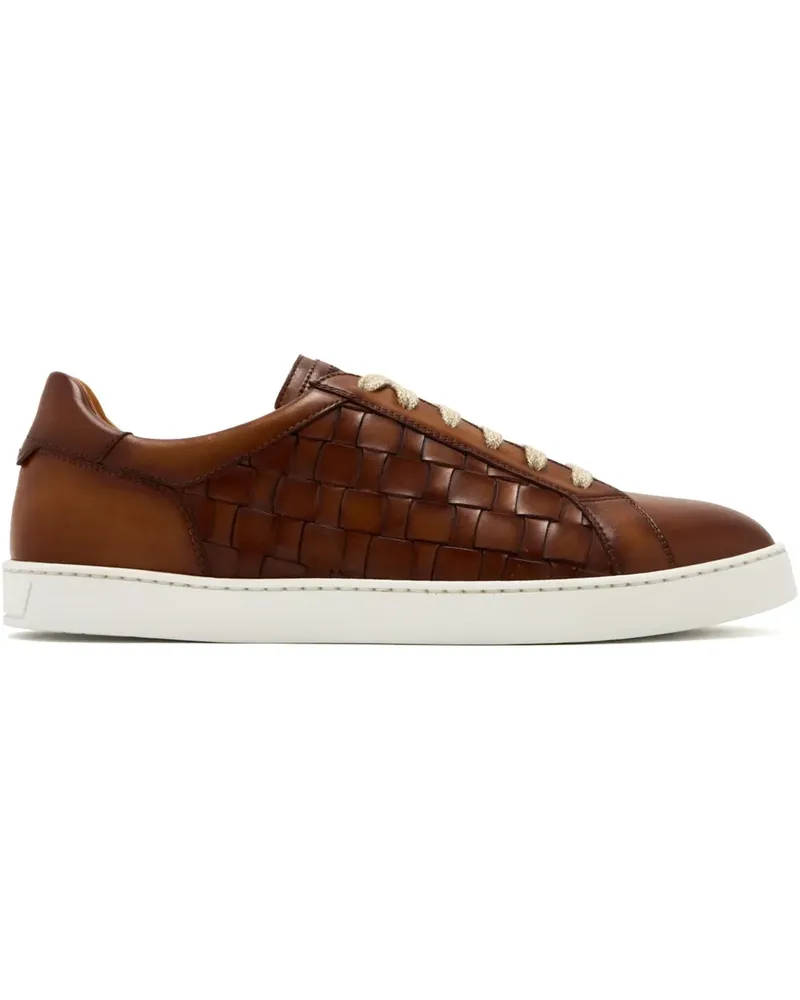 Magnanni Sneakers mit Kroko-Prägung - Braun Braun