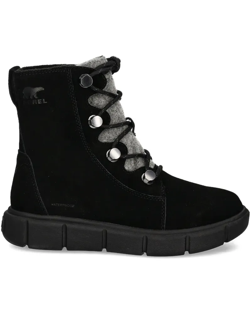Sorel Stiefel aus Wildleder - Schwarz Schwarz
