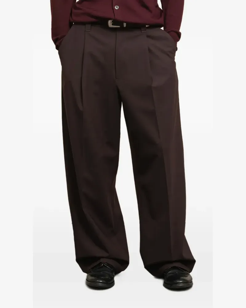 Department 5 Pailot Hose mit Faltendetail - Rot Rot