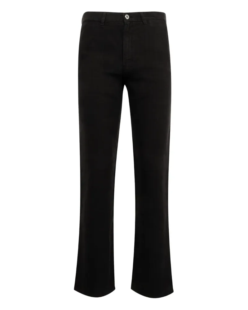 120% Lino Ausgestellte Hose - Schwarz Schwarz