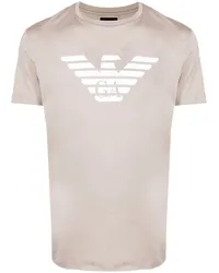 Emporio Armani T-Shirt mit rundem Ausschnitt Nude