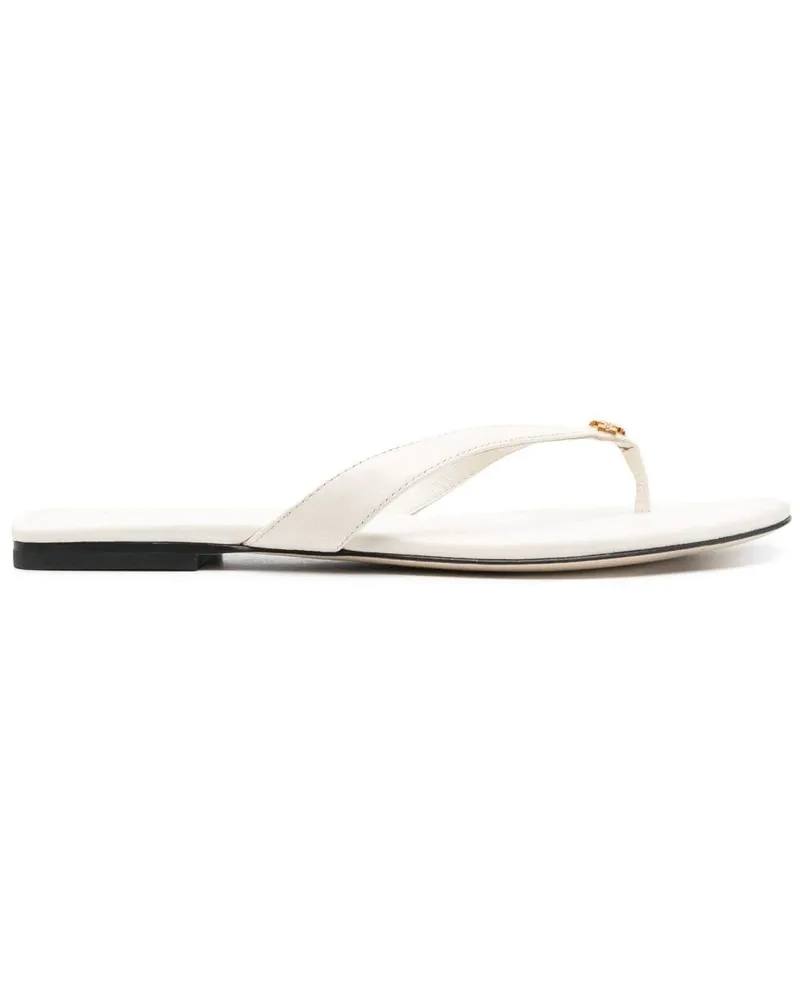 Tory Burch Classic Flip-Flops aus Leder - Nude Nude