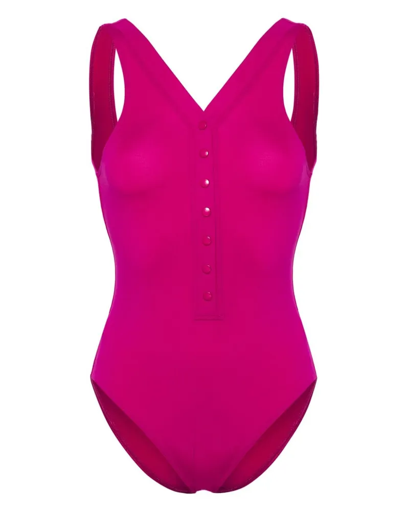 Eres Icône Badeanzug mit V-Ausschnitt - Rosa Rosa