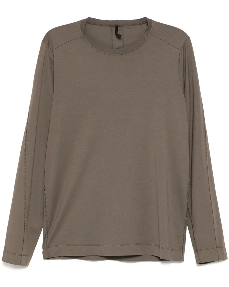 TRANSIT T-Shirt mit rundem Ausschnitt - Braun Braun