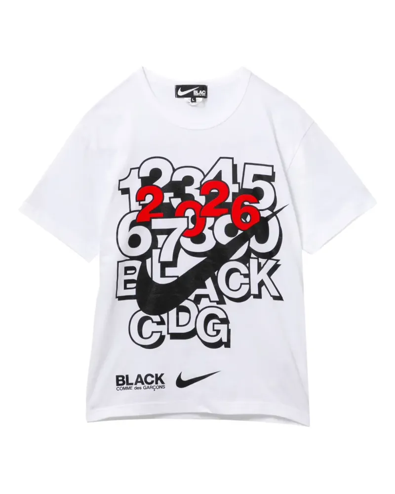 Comme des Garçons x Nike logo-print T-shirt - Weiß Weiß