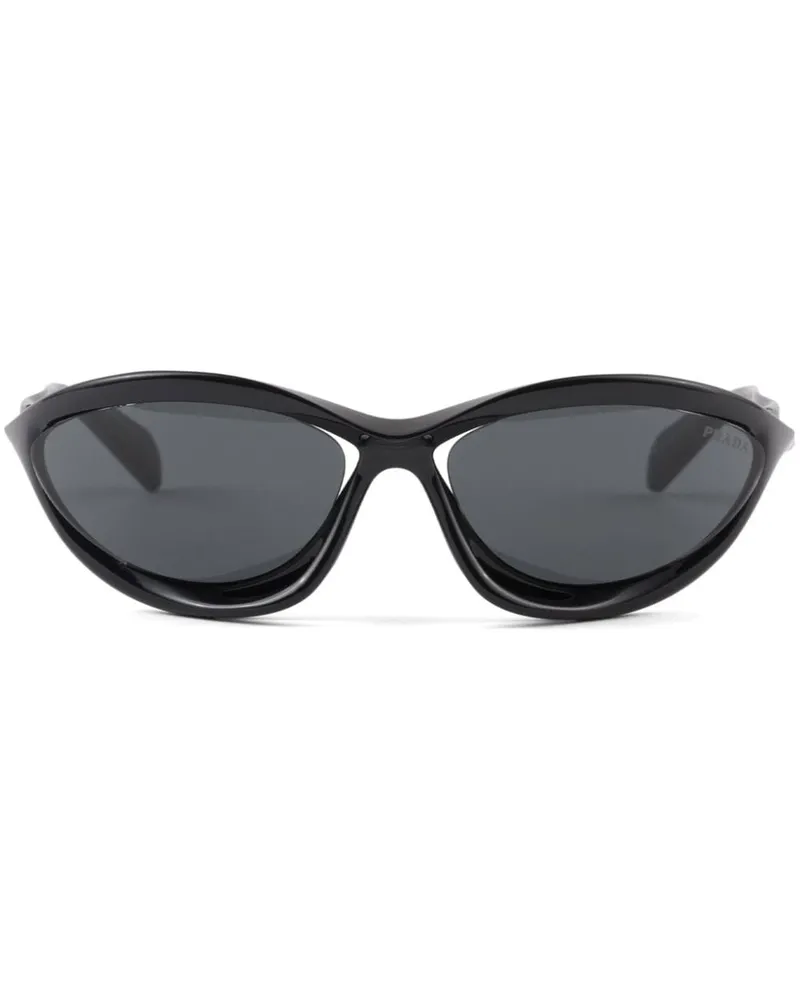 Prada Runway Sonnenbrille - Schwarz Schwarz