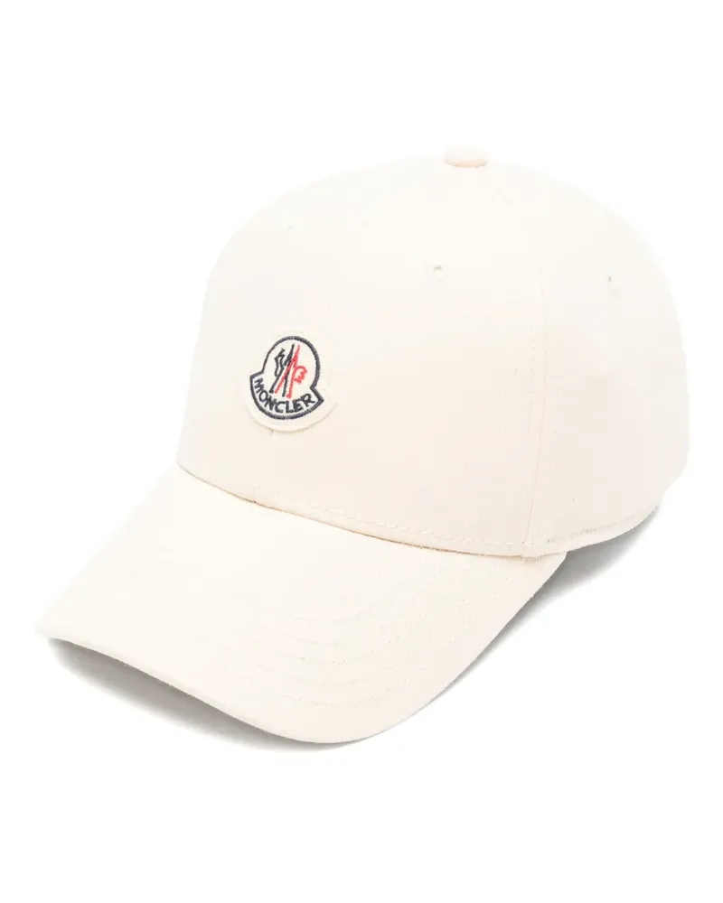 Moncler logo-patch baseball cap - Nude Nude