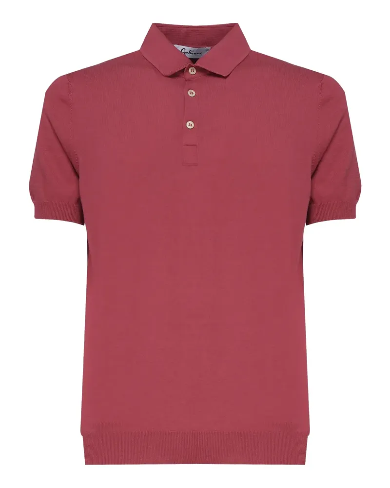 John Galliano short-sleeved polo shirt - Rot Rot