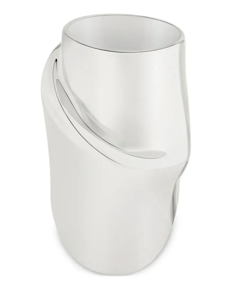 Courrèges Ring mit Logo - Silber Silber